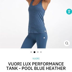NWT- Vuori lux performance tank M